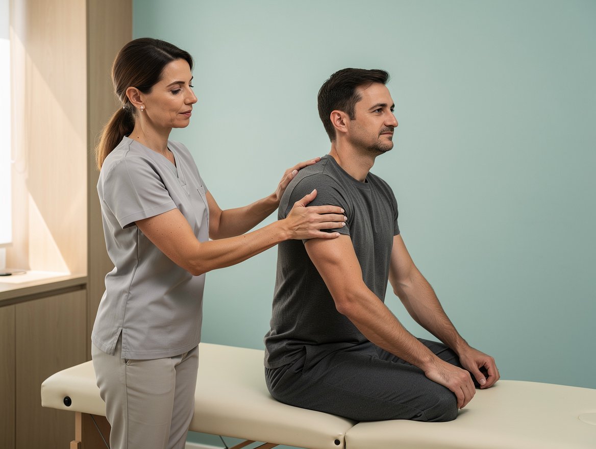 Trattamento di massoterapia in studio RMS Polimedical