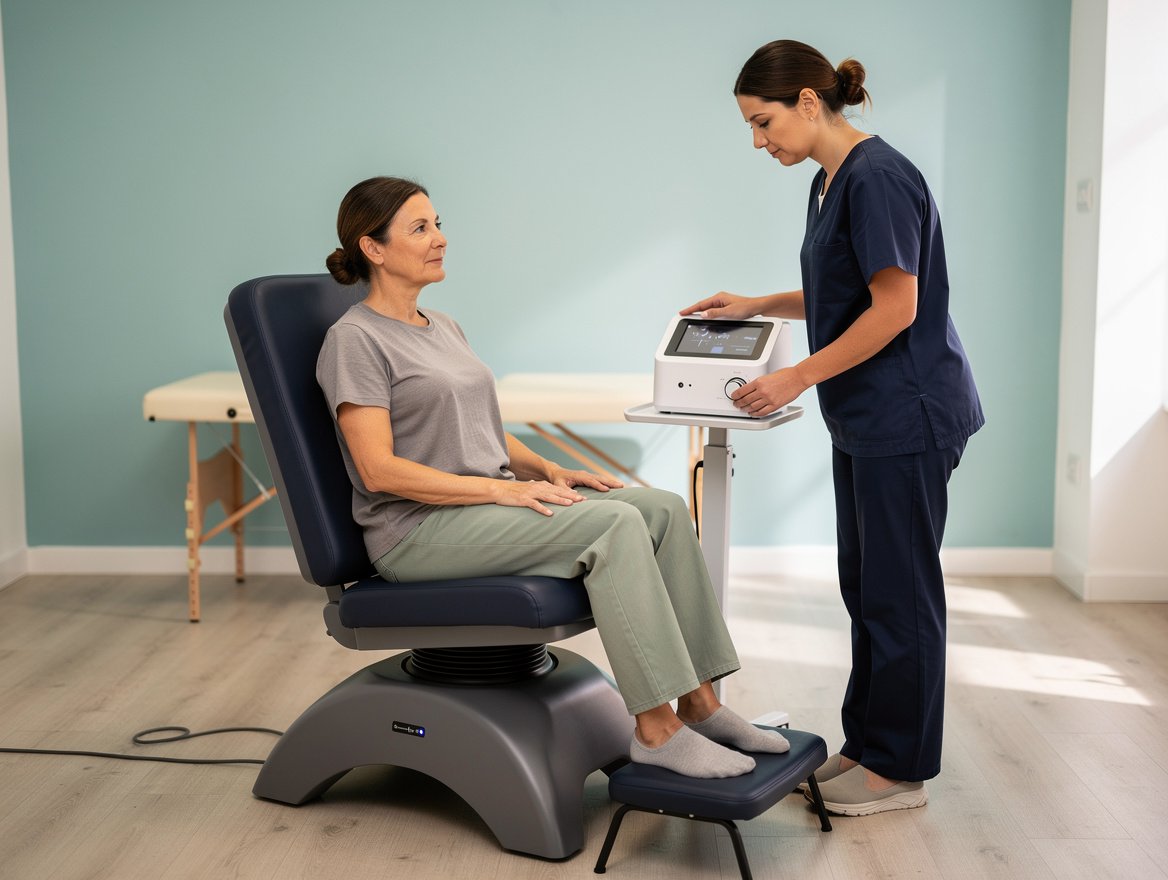 Seduta Tesla Former con stimolazione magnetica funzionale